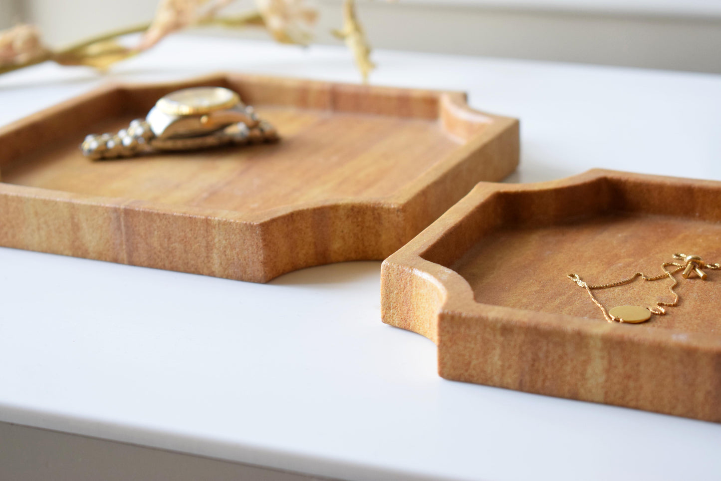 Mocha² Trinket Tray Set