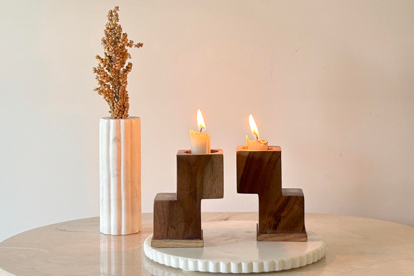 Block Tealight holder - set of 2