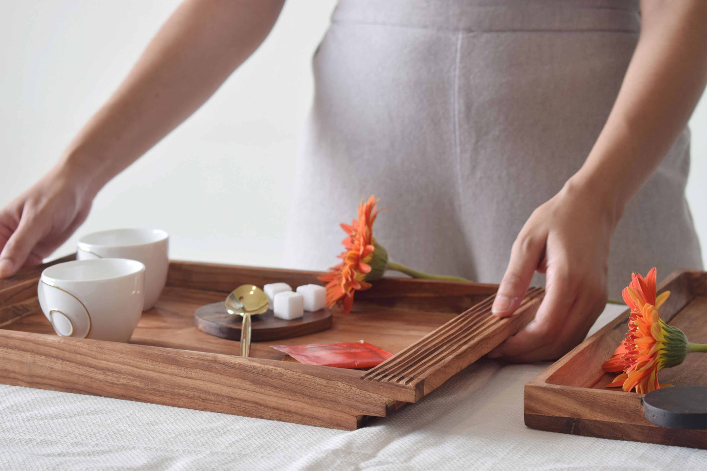 Ribbed Serving Tray