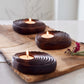 Ribbed Tea Light Holder