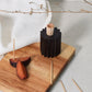Ribbed Toothpick Holder