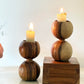 Ball tealight holder - set of 2