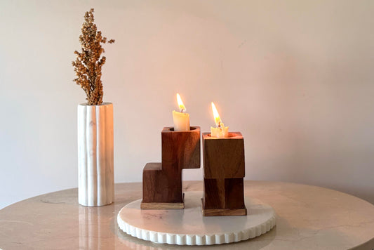 Block Tealight holder - set of 2