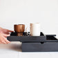 Double Decker Tray- Black Finish