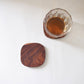 Put on wooden coasters - (set of 2)