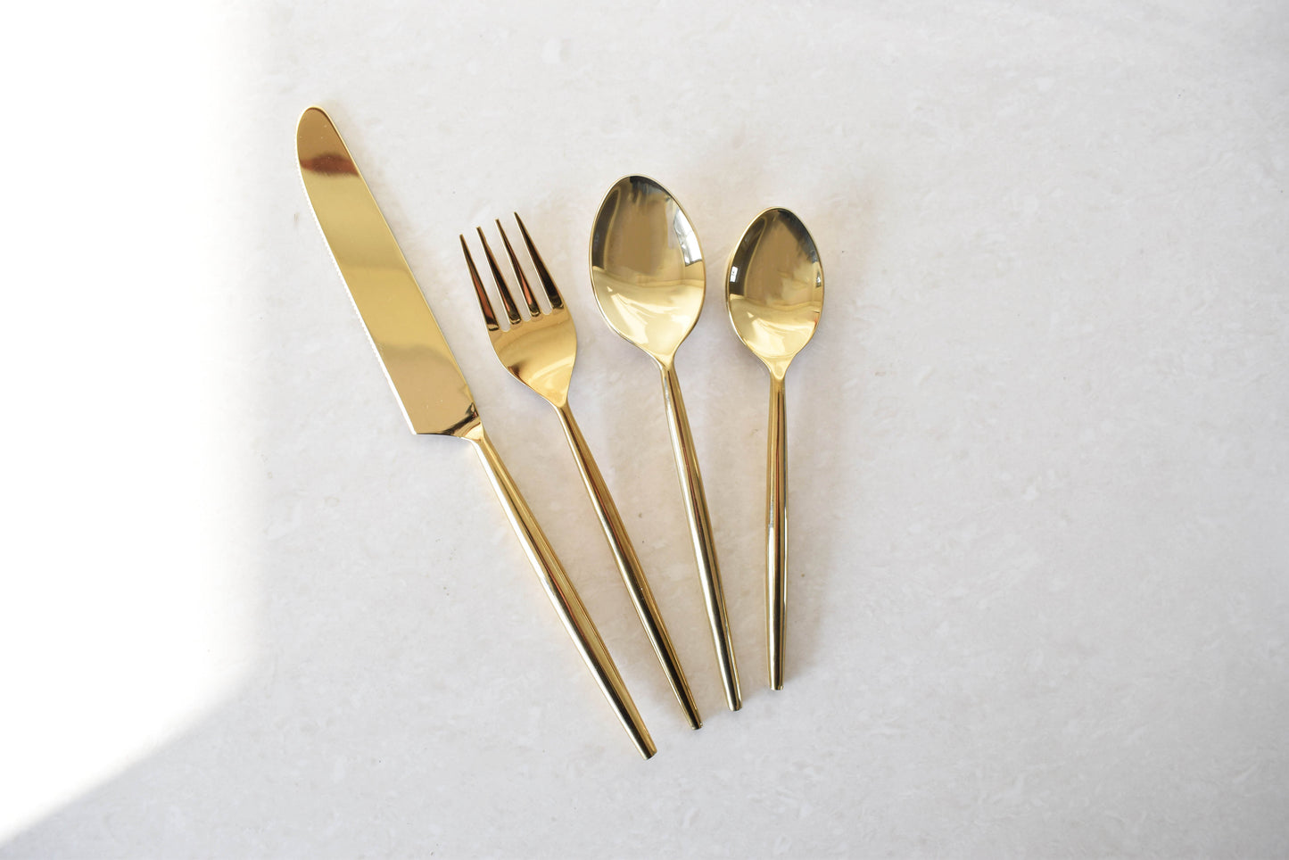 Gold Dinner Cutlery Set