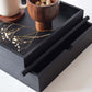 Double Decker Tray- Black Finish