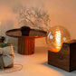 wooden lamp for side table decor