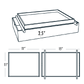 Double Decker Tray- Black Finish