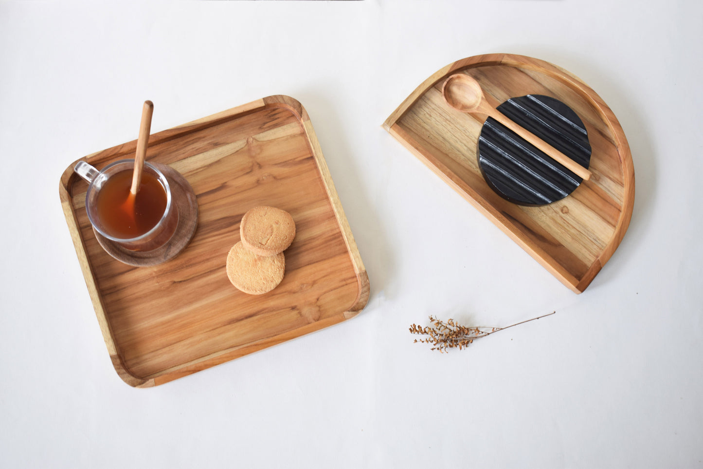 modern serving tray set 