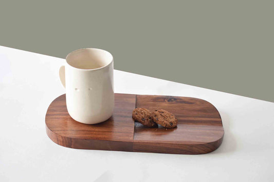 Coffee mug and cookie tray 